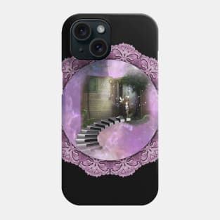 Dancing on a piano in the cave Phone Case