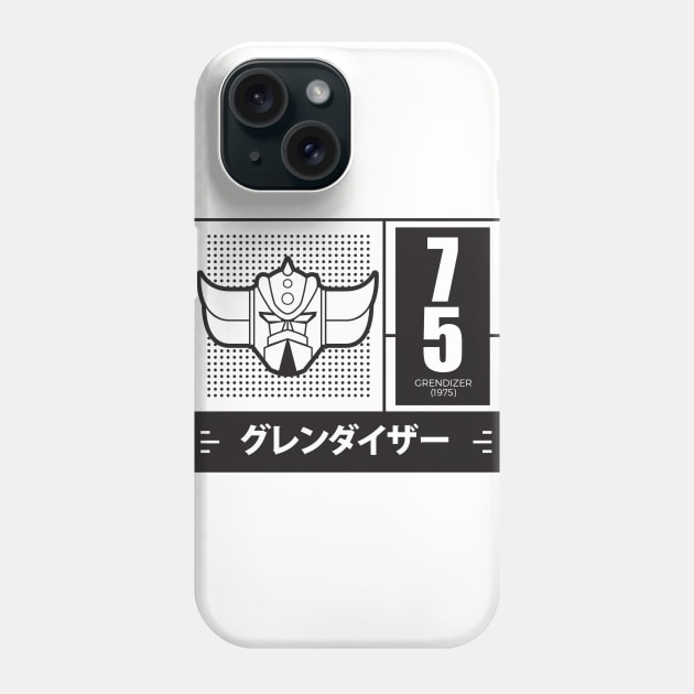 Retro anime robo Grendizer Phone Case by soujohn