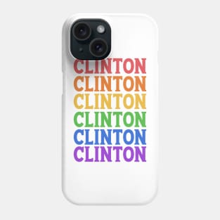 CLINTON COLORFUL CHRISTMAS Phone Case