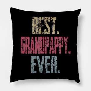 Vintage Best Grandpappy Ever Retro Funny Quotes Happy Fathers Day Pillow