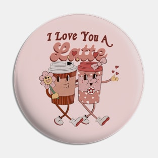 Sweet Latte Love: Valentine's Cup Couple Pin