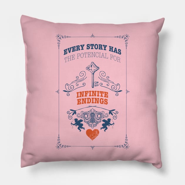 Caraval - Once Upon a Broken Heart - Jacks and Evangeline bookish Pillow by OutfittersAve