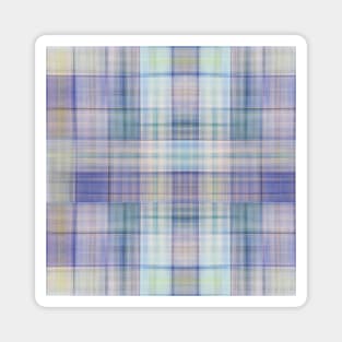 Scottish tartan pattern deconstructed Magnet