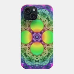 Goth Gothic Skull Print Tie Dye Rainbow Phone Case