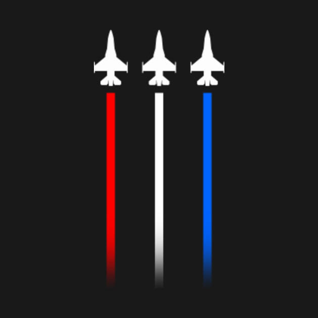 red and blue air force