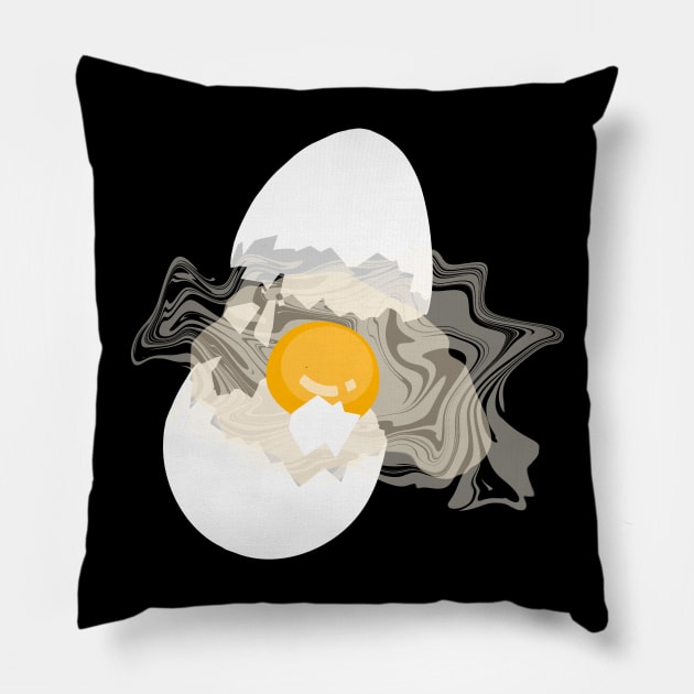 Busted Egg Pillow by Studio Lockhart