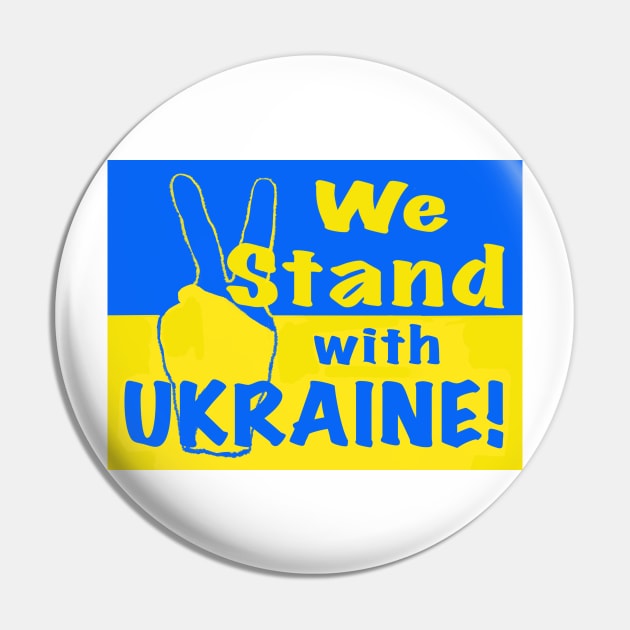 We Stand with Ukraine Pin by missdebi27