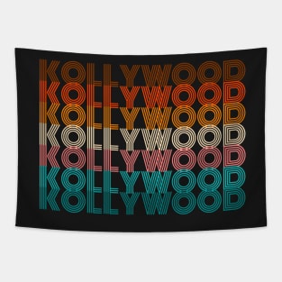 Retro Kollywood Tamil Movie Aesthetic Tapestry