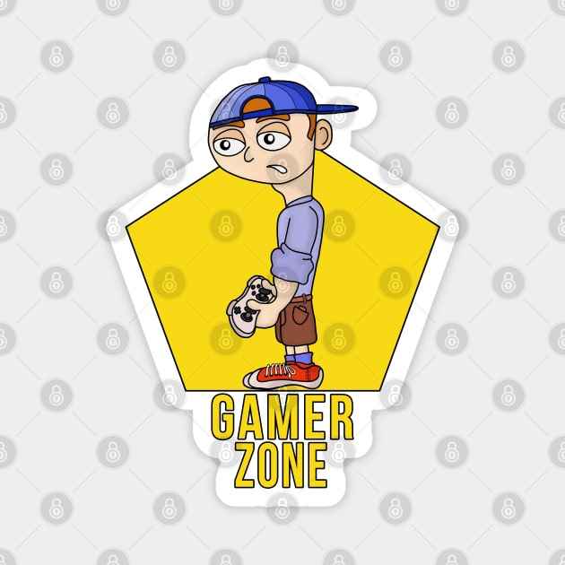 Gamer Zone Magnet by DiegoCarvalho