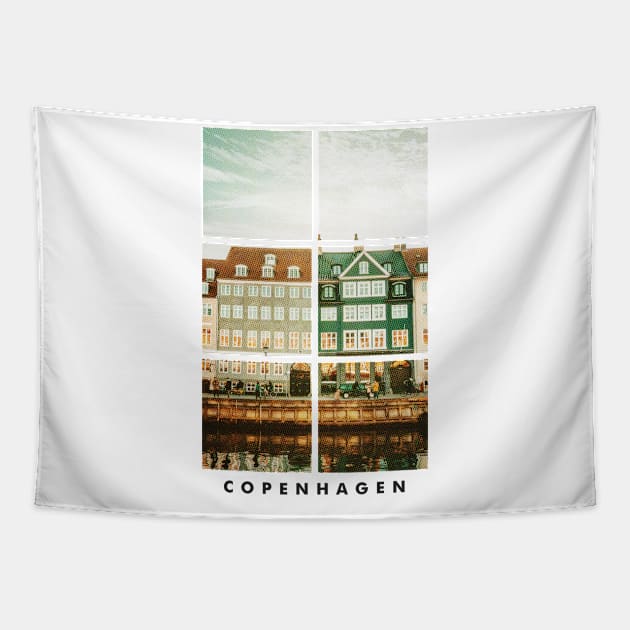 Copenhagen Denmark Tapestry by SerenityByAlex