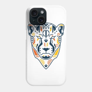 Unique Cheetah Head Phone Case