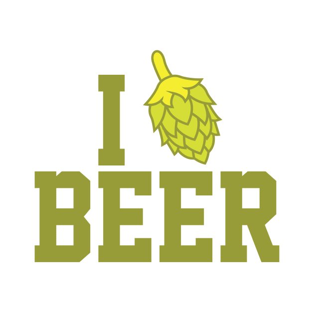 I Love Beer Shirt by HolidayShirts