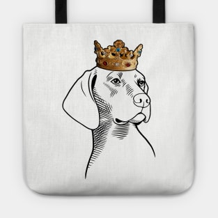 Plott Hound Dog King Queen Wearing Crown Tote