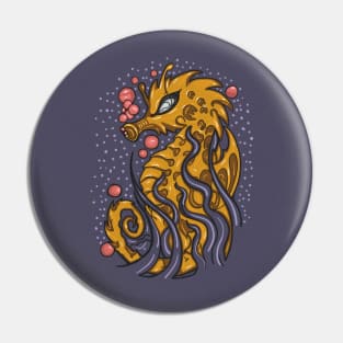 Cool sea horse Pin