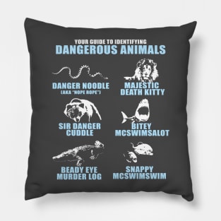 Your Guide to Identifying Dangerous Animals Pillow