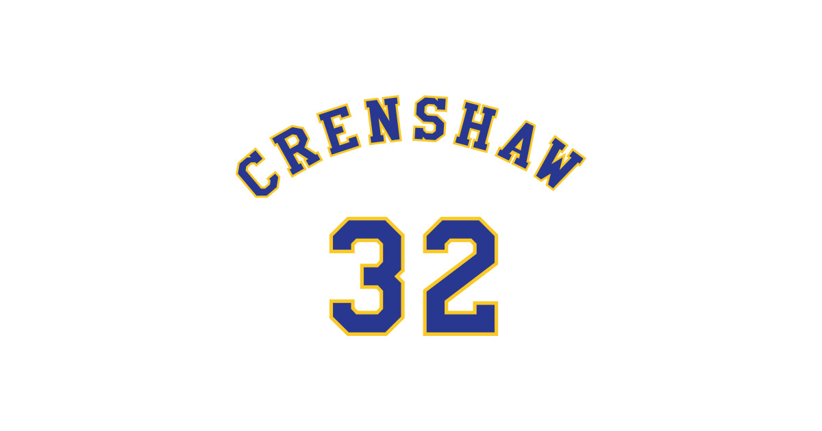 Monica Wright 32 Crenshaw High School Basketball Shirt Crenshaw