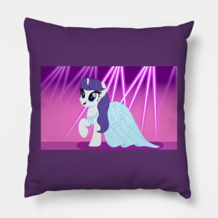 Enchanted Rarity scene Pillow