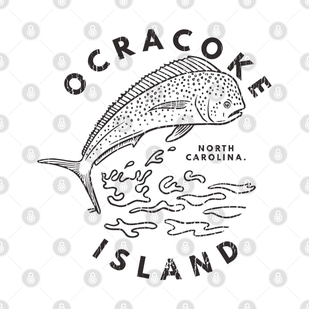 Ocracoke Island, NC Summertime Vacationing Mahi Mahi Big Head Fish by Contentarama