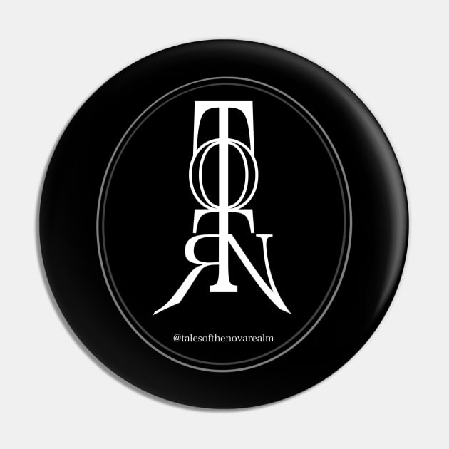 2021 TOTNR Logo Symbol - Grayscale Pin by Tales of The Nova Realm