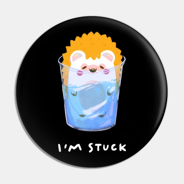 I’m Stuck Pin by Iniistudio