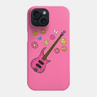 Mothers Day Bass Guitar Mom Female Bassist Phone Case