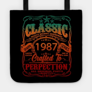 Vintage 1987 Limited Edition 37 Year old 37th Birthday Tote