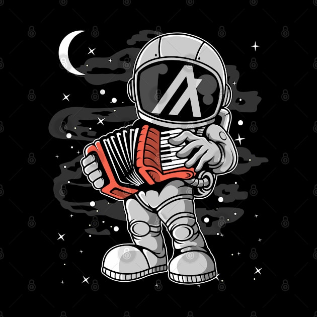 Astronaut Accordion Algorand ALGO Coin To The Moon Crypto Token Cryptocurrency Blockchain Wallet Birthday Gift For Men Women Kids by Thingking About