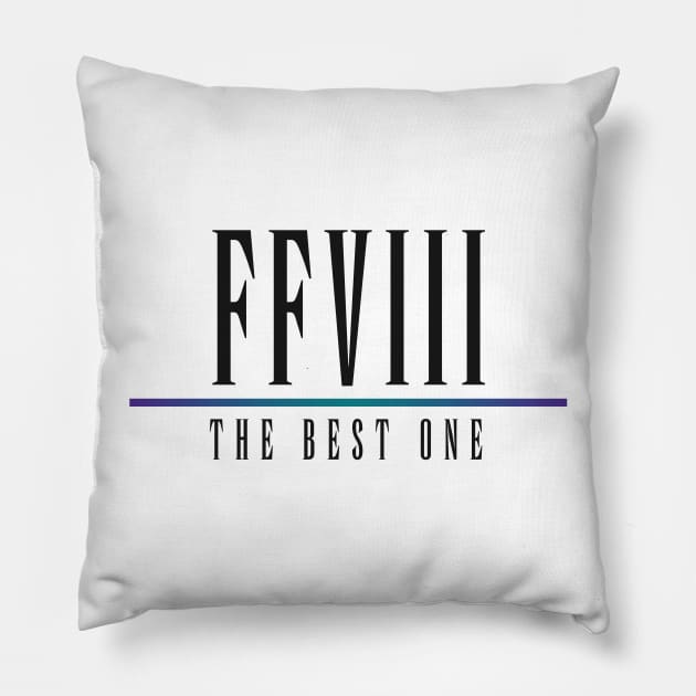 FFVIII - The Best One Pillow by RyanJGillDesigns