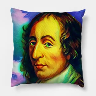 Blaise Pascal Portrait | Blaise Pascal Artwork 8 Pillow