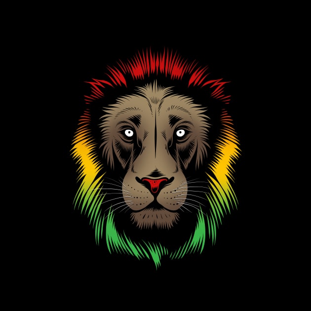 Lion Reggae by CyberpunkTees