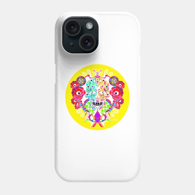 the pride of the death ecopop tree of life and joys Phone Case by jorge_lebeau