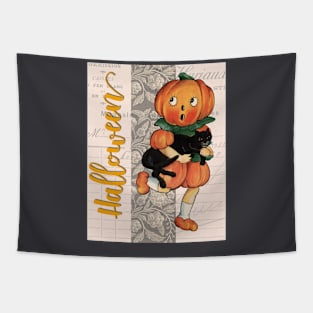 Halloween pumpkin Tapestry