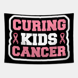 Curing Kids Cancer T Shirt For Women Men Tapestry