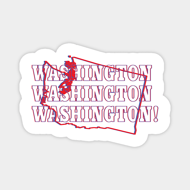 Washington, Washington, Washington! Magnet by Ignition