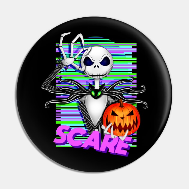 SCARE Pin by ryanvincentart