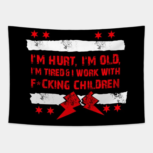 Old Man CM Punk Tapestry by rajem