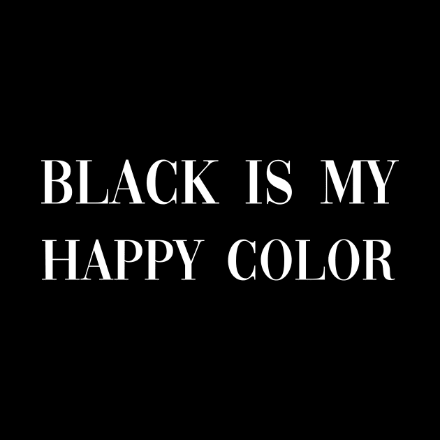 Black is my happy color by kapotka