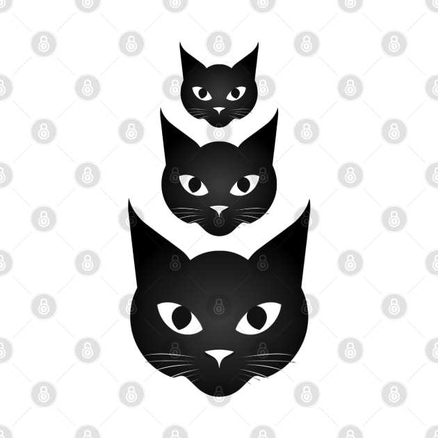 Black Cats by TooplesArt