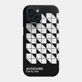 Autechre / Cavity Job / Minimalist Graphic Artwork Design Phone Case