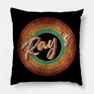 Ray’s Vintage Circle Art Pillow