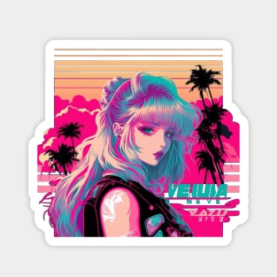 Vaporwave Magnet