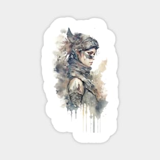 Steampunk Water Colour Woman - V1.02 Magnet