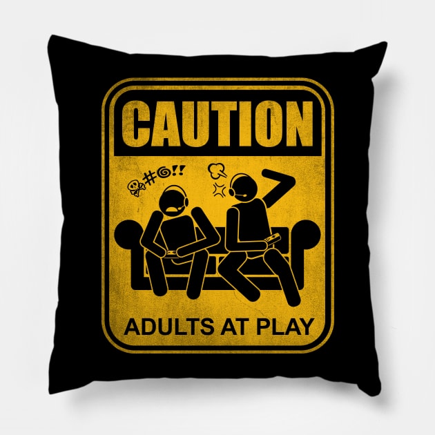 ADULTS AT PLAY Pillow by ACraigL