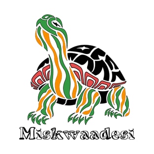 Painted Turtle (Miskwaadesi) T-Shirt