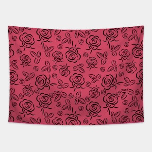 Roses pattern Tapestry