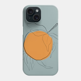 drawing orange Phone Case