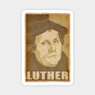 Martin Luther Propaganda Pop Art Magnet