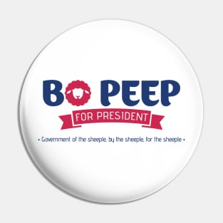 Bo Peep For President Pin