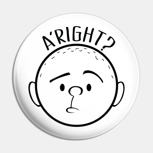 Karl Pilkington - Alright Pin by Pilkingzen