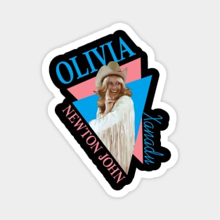 OLIVIA FANS ART 80'S Magnet